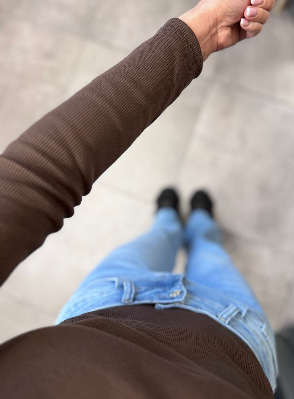 Spodnie jeansowe prosta nogawka denim